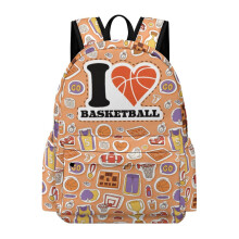 Basketbalrugzak 17 inch Oxford-stof rugzak voor dagelijks woon-werkverkeer
