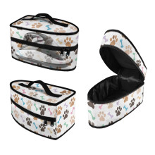 Paw Prints Steamer Organizer Polyester 11.8 x 6.69 x 5.5 in