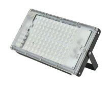 Lot de 2 projecteurs LED 50W/100W étanches pour extérieur (IP65), éclairage paysager, restitue les couleurs naturelles