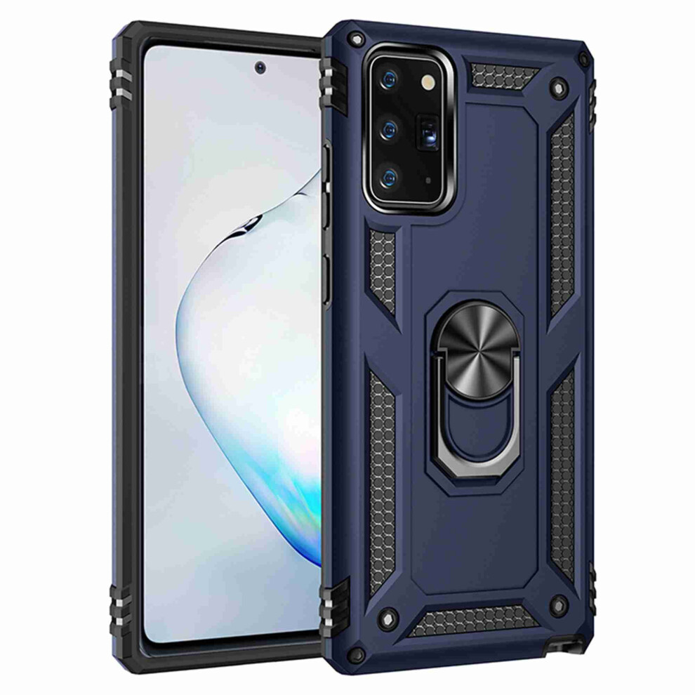 Compatible With Samsung Galaxy Note 20 5G: Military-Grade Dual-Layer Armor Case With 360 Rotating Ring, Kickstand, Car Mount & Shockproof Protection 9193271879268