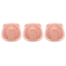 3Pcs Multifunctional Pink Laundry Buckets with Detachable Washboard