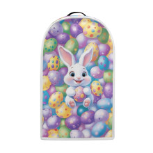 Housse anti-poussière légère pour machine à café en forme d'œuf de Pâques en forme de lapin, idéale pour la cuisine et la maison.