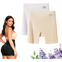 Choosemuc Underwear, Women's High-Waisted Ice Silk Tummy Control and Butt Lift Underwear, Invisible Sealmless