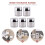 5Pcs Multipurpose Silver Pump Lotion Bottles Leakproof Sub Containers 7