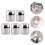 5Pcs Multipurpose Silver Pump Lotion Bottles Leakproof Sub Containers 11