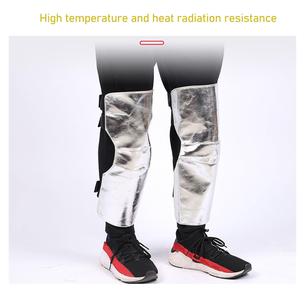 1ÂPair Welding Knee Heat Shield Â FireâResistant AluminumâFoil Knee Pad With AntiâRadiation Lining 9087558510565