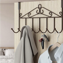 Crochet de porte résistant, 1 pièce, porte-serviettes à suspendre à la porte, organisateur de serviettes ou de vêtements pour chambre, salle de