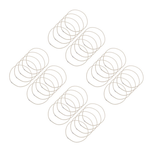 40Pcs Grey Rubber Rings for Microphone Shock Mount