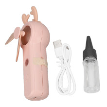 Ventilatore portatile con elevate prestazioni di raffreddamento, adorabile design rosa per il divertimento estivo (mini formato) per feste di