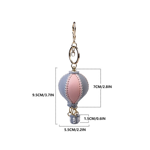 Leather pendant DIY kit hand-sewn mini keychain 2