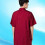 Red Hair Dye Clothes Short Sleeve with Pocket 5