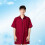 Red Hair Dye Clothes Short Sleeve with Pocket 6