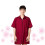 Red Hair Dye Clothes Short Sleeve with Pocket 10