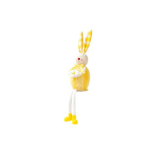 Osterhasenfigur, Schreibtischdekoration, Osterfest-Dekoration für den Innenbereich