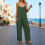 Women's Casual Summer Sleeveless Boho Romper with Pocket 2