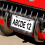 Abstract Moon License Plate Cover Set Metal 2 pcs 5