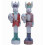 Easter Bunny Nutcracker, 8.86 Inch Resin Rabbit Figurine Easter Tabletop Decoration 3