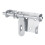 Two-Way Direction Design, Heavy Duty Sliding Bolt with Rustproof Security Latch for Barn Doors 5
