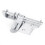 Two-Way Direction Design, Heavy Duty Sliding Bolt with Rustproof Security Latch for Barn Doors 7