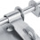 Two-Way Direction Design, Heavy Duty Sliding Bolt with Rustproof Security Latch for Barn Doors 8