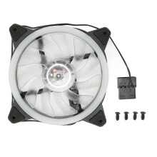 Wireless RGB Cooling Fan For Computer Chassis, High Airflow Volume With Strong Illumination And Thermal Conductivity, Anti Vibration Installation