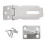 1Ensemble Porte Acier Inoxydable 304 Argent Maison 1
