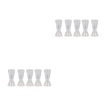10Pièces Double Jigger Transparent Gradué Outil Bar Cocktail