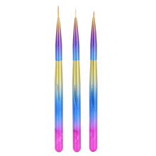Nail Drawing Pen Set Waterproof Material High Gloss Easy To Use Nail Art Supplies For Mobile Manicures On-The-Go
