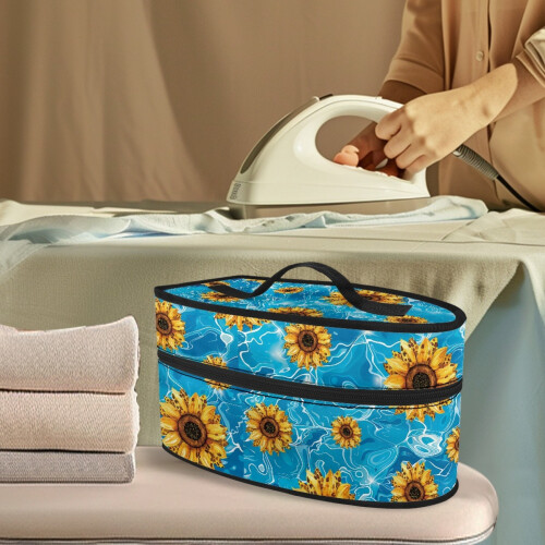 Sunflower Dustproof Iron Organizer Case for Travel Irons 1