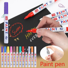 Clearance under 5 Season Gift Paint Pen Marker Color Oily Marker Pen Tire Ceramic Paint Touch-up Pen Pen1ml