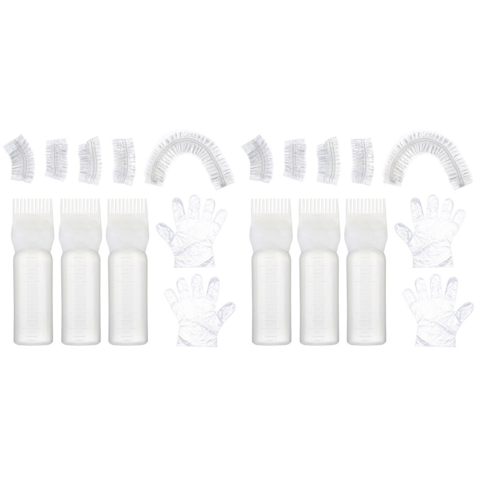Villcase 2Sets White Hair Kit Plastic Hair Coloring Set For Professional Salon