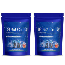 Fast Acting Ice Melter | Concrete Friendly Efficient Ice Melter,Snow Removal Tool, User-Friendly Winter Gear for Driveways, Sidewalks, Stairs 2PC