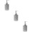 3Stk Silberfarbene Lotion Flasche Keramik Pumpspender Für Bad 9