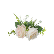 Realistic Faux Rose Decorations Artificial Flower Cake Toppers Floral Cupcake Ornaments for Birthday Wedding Party Forever Elegant Cake Accessories