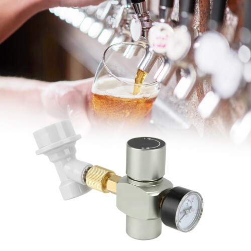 Carbonation Maestro: Φορητός φορτιστής βαρελιού μπύρας με κουμπί ρύθμισης πίεσης, μίνι 2