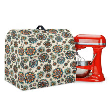 Housse anti-poussière motif mandala bohème pour robot de cuisine – Imperméable, portable, avec poignée supérieure, compatible avec les robots