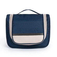 Durable Hanging Toiletry Bag Waterproof Nylon Construction Practical Metal Hook Extra Large Toiletry Bag with Multiple Pockets & Compartments