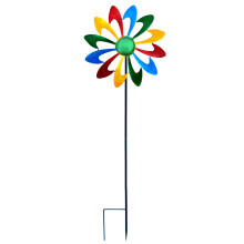 Outdoor Windmill Decor Kinetic Wind Spinners, Rustproof Copper Wind Sculptures for Yard & Garden, Easy Assembly Metal Yard Art (1PCS)