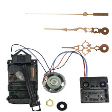 DIY12888Nástěnné hodiny s hudební skříňkou, reproduktorem, kyvadlovým spouštěčem, melodickým mechanismem - dílem pro DIY hodiny
