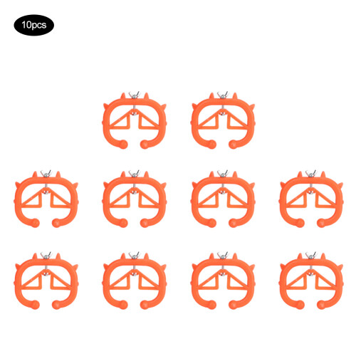 10 Pack Round Weaner Nose Rings for Cattle 1
