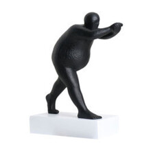 Sculpture d'art abstrait moderne, figurine créative en résine, objet de décoration unique pour le salon, le bureau ou la table de chevet.
