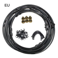 Energy-Saving Water Mist Cooling UV-Resistant Misting Line DIY Misting Cooling System Brass Misting Nozzles Outdoor Mister System For Backyard