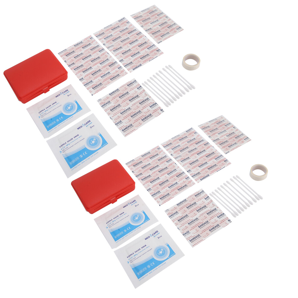 Emergency Aid Kit For Minor Wounds, Detachable Design Muscle Strengthening Medical Supplies With Bandages Gauze, Waterproof Premium Quality For