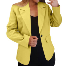 Women's Blazer Lightweight Tailored Fit Single Button