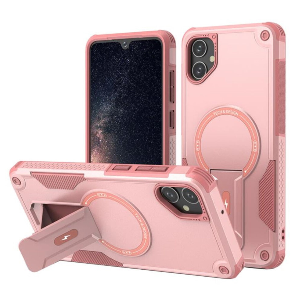 Samsung Galaxy A05 6.7" Case Â Magsafe Compatible, Built-In Stand, Military-Grade Shockproof Tpu, Pink 9313598256881