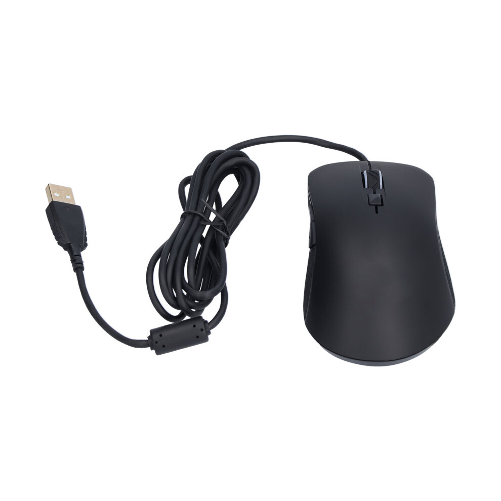 Rgb Led Gaming Mouse Customizable Backlit Function Software Support Programmable Buttons Ergonomic Design High Sensitivity Adjustable Dpi Plug Play 9138057447866