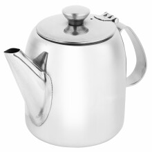 Mirror Polished Finish Stainless Steel Teapot Small Capacity Teaware Drip-Free Gooseneck Spout Induction Cooker Compatible Multi-Functional Leakproof