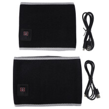 Lumbar Wrap With Vibration Massage Fast Heating Electric Heating Pad USB Powered Comfortable Wear Far Infrared Neoprene Material Magnetic Therapy For