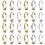 24Stk DIY Ohrclip Kupfer Bunt Leichte Ohrringteile 4