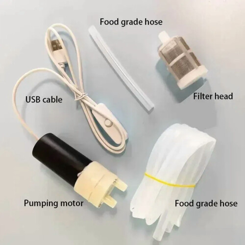 Ηλεκτρική αντλία υψηλής ροής DIY, διασύνδεση USB κρασιού, περισταλτική αντλία, 2